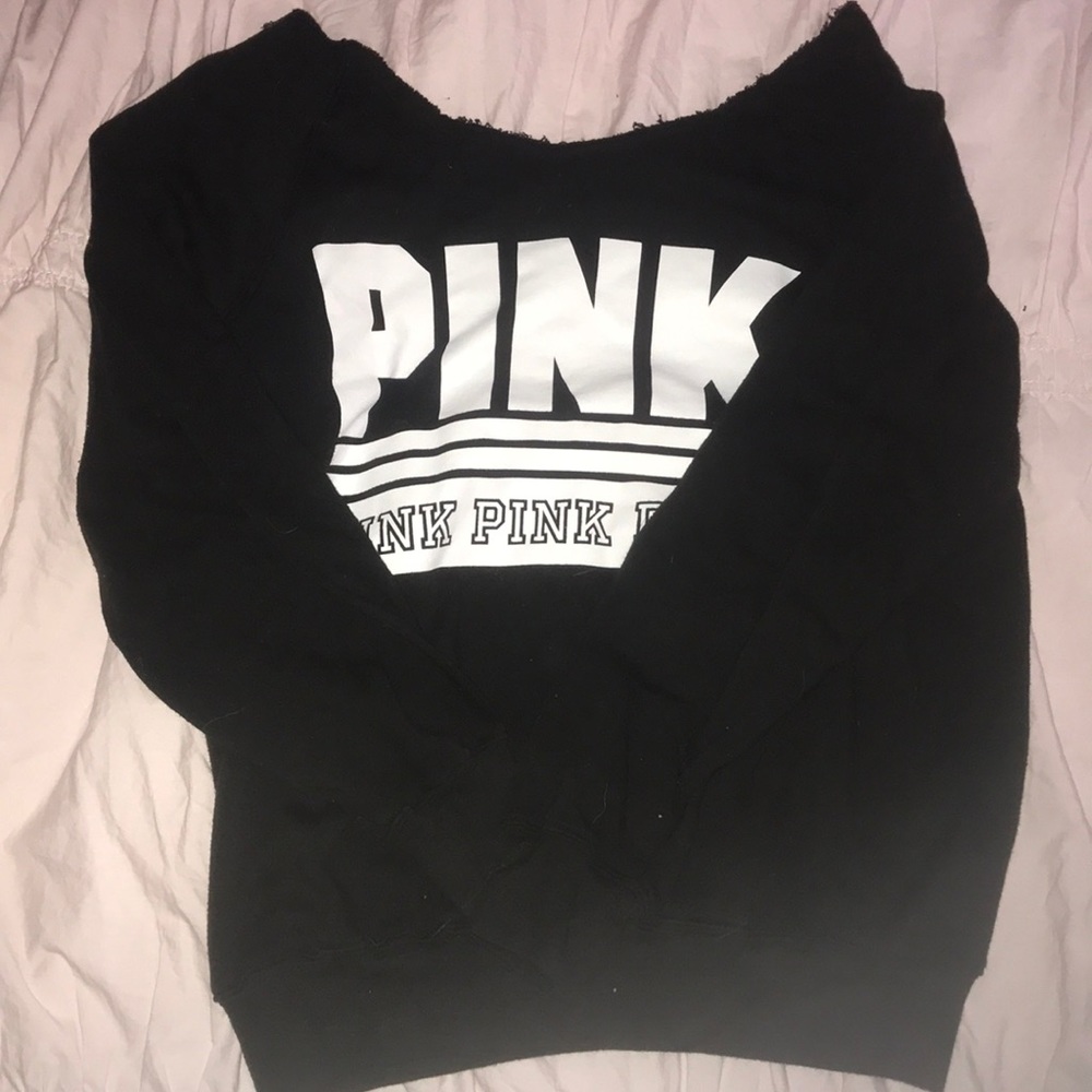 Black Pink Victoria’s Secret sweatshirt